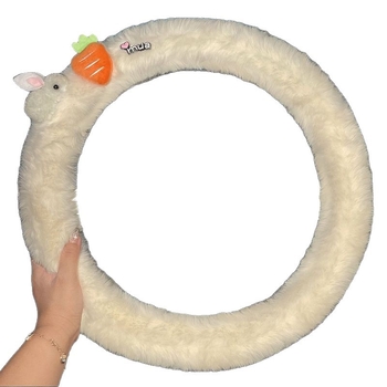 Зимно покривало за волан от изкуствен плюш за автомобили Bota, специално монтиране