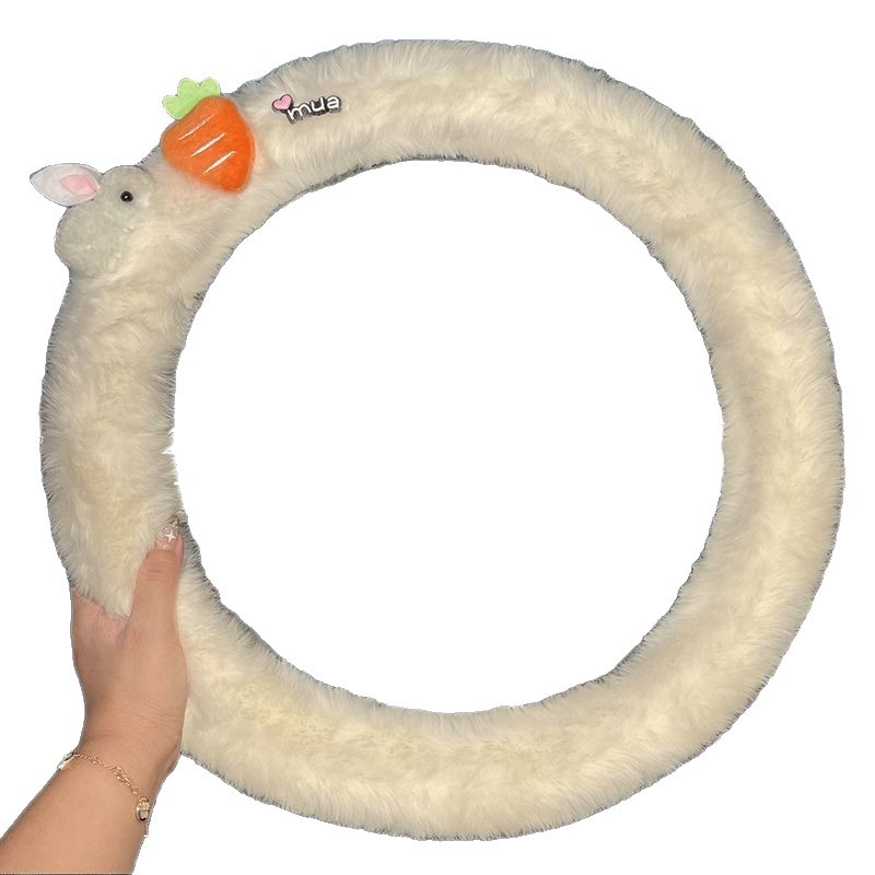 Зимно покривало за волан от изкуствен плюш за автомобили Bota, специално монтиране