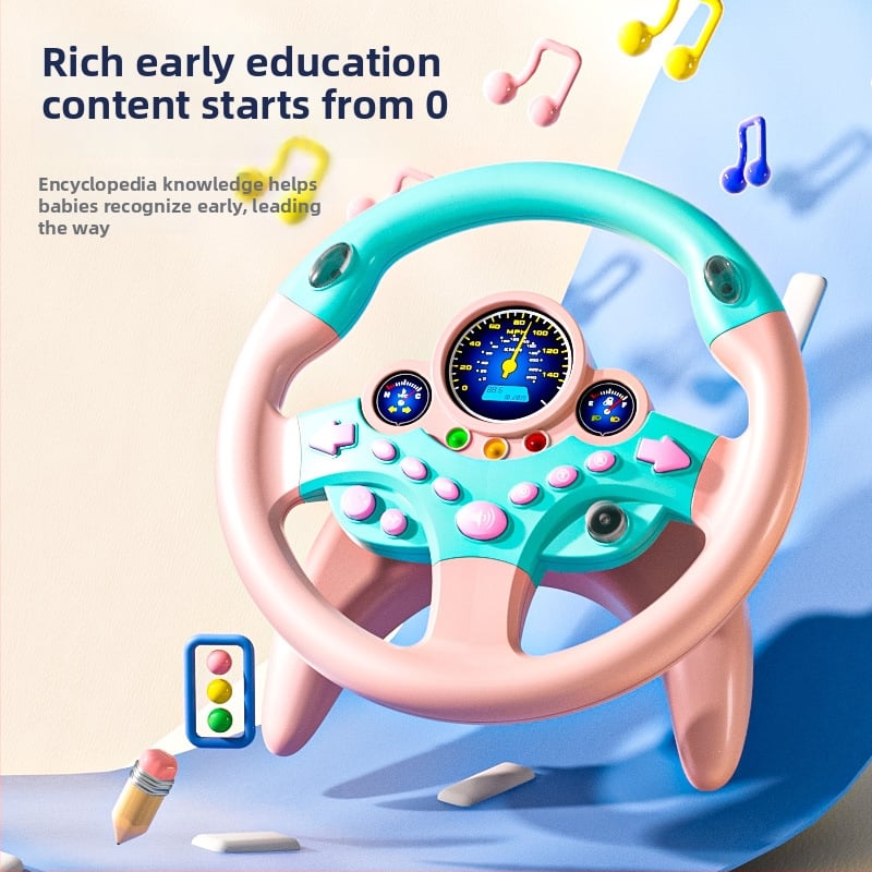 Παιχνίδι τιμονιού για παιδιά — Διαδραστική εμπειρία οδήγησης, Εκπαιδευτική ιστορία, Πλαστική κατασκευή, Κατάλληλο για ηλικίες 7–14 ετών