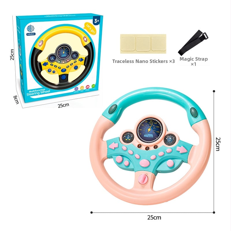 Παιχνίδι τιμονιού για παιδιά — Διαδραστική εμπειρία οδήγησης, Εκπαιδευτική ιστορία, Πλαστική κατασκευή, Κατάλληλο για ηλικίες 7–14 ετών