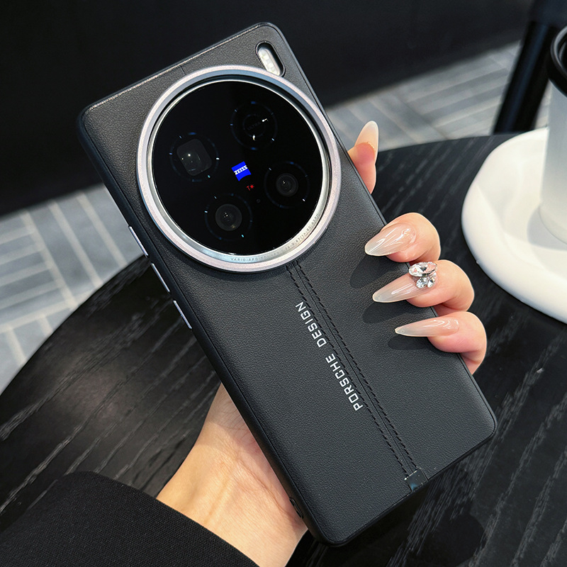 Husă de telefon Vivo X200 Ultra cu textură de piele și prindere magnetică (Material: TPU + piele PU; Proces: presare la cald; Compatibilitate: Vivo X200 Ultra; Protecție împotriva căderilor; Anti-amprente)