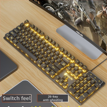 Set tipkovnice i miša s USB, 104 tipke, žični headset