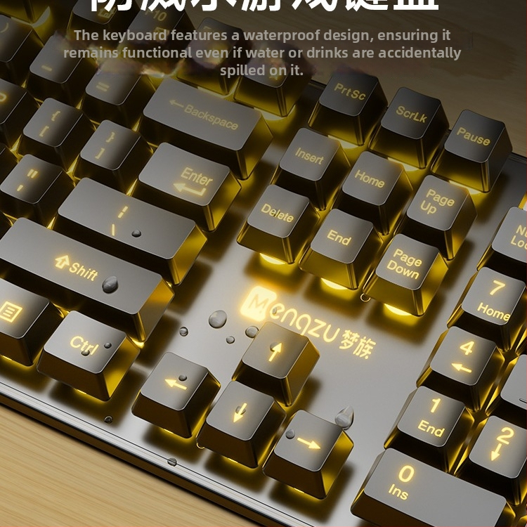 Set tipkovnice i miša s USB, 104 tipke, žični headset