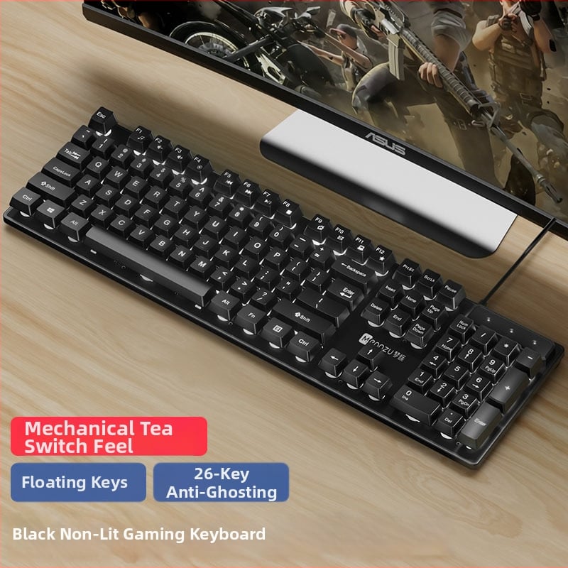 Set tipkovnice i miša s USB, 104 tipke, žični headset