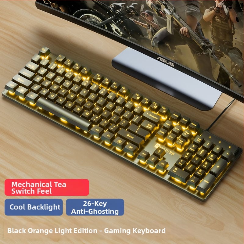 Set tipkovnice i miša s USB, 104 tipke, žični headset