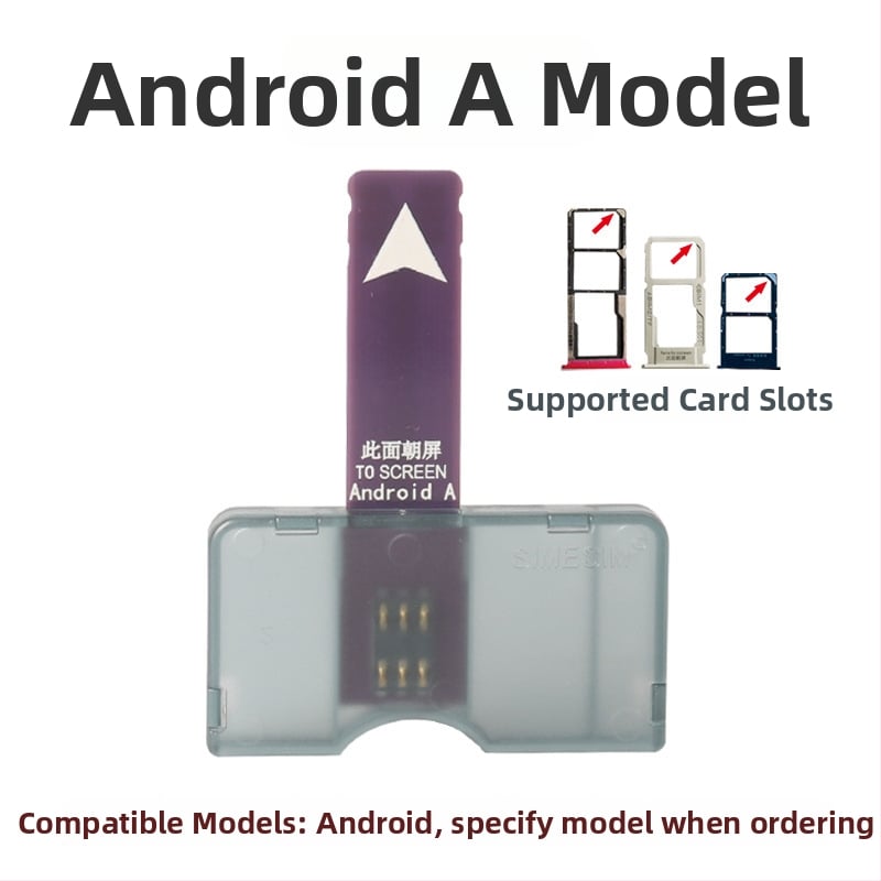 Устройство за смяна на SIM карта за Android – Curry, USB 2.0, модели A и B, контакт