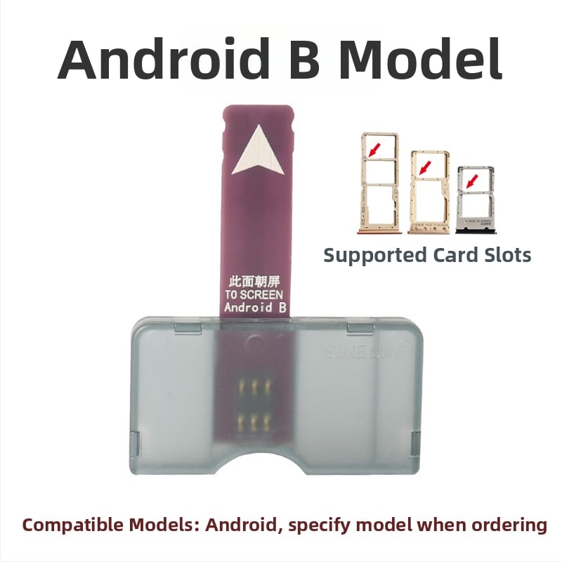 Устройство за смяна на SIM карта за Android – Curry, USB 2.0, модели A и B, контакт