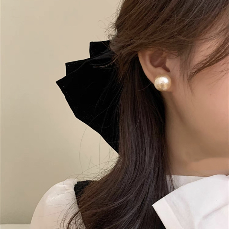 GUSHI auskari ar kokvilnas pērļām, ģeometrisks dizains, vintage stils, elektroplatinga pārklājums