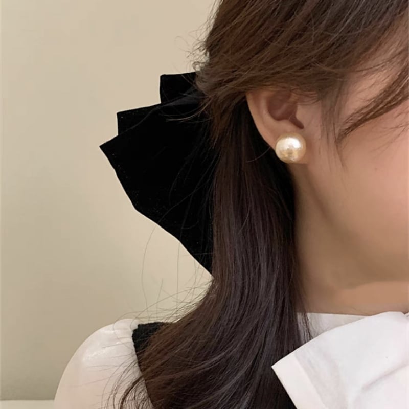 GUSHI auskari ar kokvilnas pērļām, ģeometrisks dizains, vintage stils, elektroplatinga pārklājums