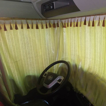 Jingjie завеса за кабина на камиона, плътна непрозрачна материя, висящ монтаж, универсална за камиони