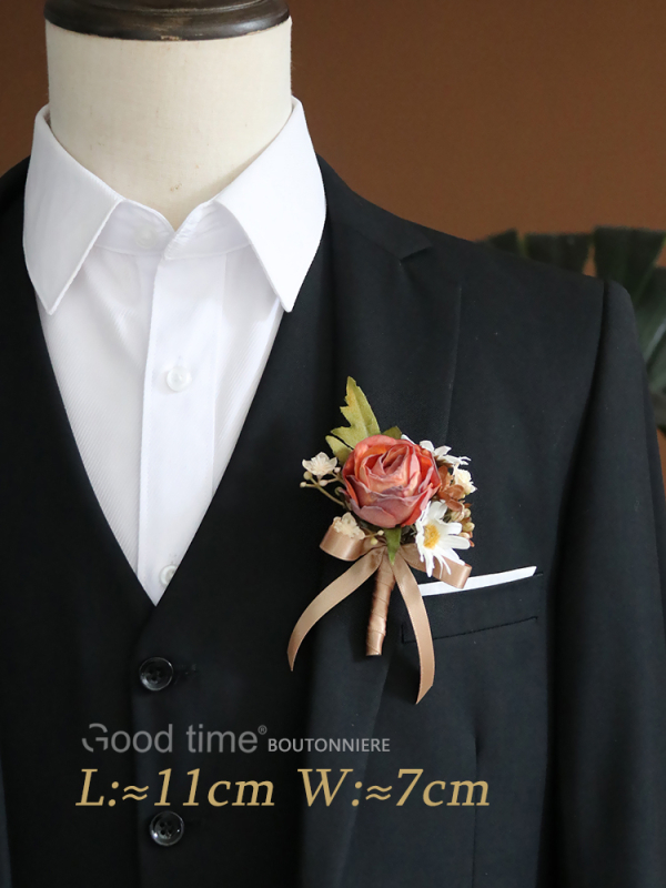 Csuklóra illeszthető corsage – kínai stílusú rózsa, menyasszony és koszorúslány számára, ajándék osztálytársnak, karácsony, költözés