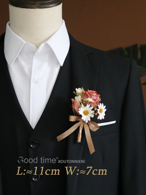 Csuklóra illeszthető corsage – kínai stílusú rózsa, menyasszony és koszorúslány számára, ajándék osztálytársnak, karácsony, költözés