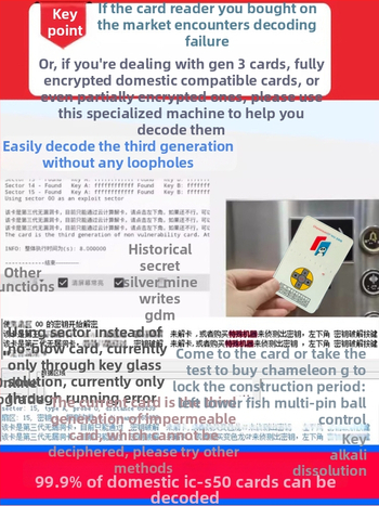 NFC čitač/pisac za IC kartice, kontrola pristupa, kopiranje karata za lift, univerzalni dekoder ID kartica, replika čitača ID kartica — verzija Maxpersonalized