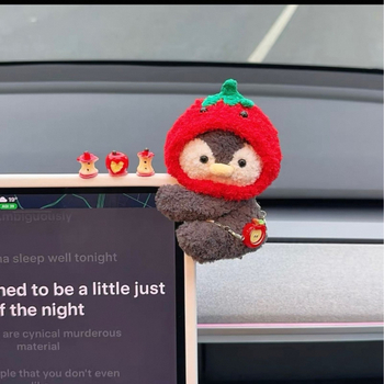 Автомобилен интериорен аксесоар, плюшена анимационна кукла за декорация и съхранение в колата