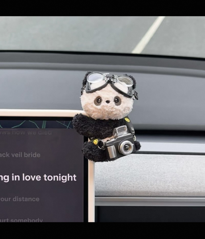 Автомобилен интериорен аксесоар, плюшена анимационна кукла за декорация и съхранение в колата