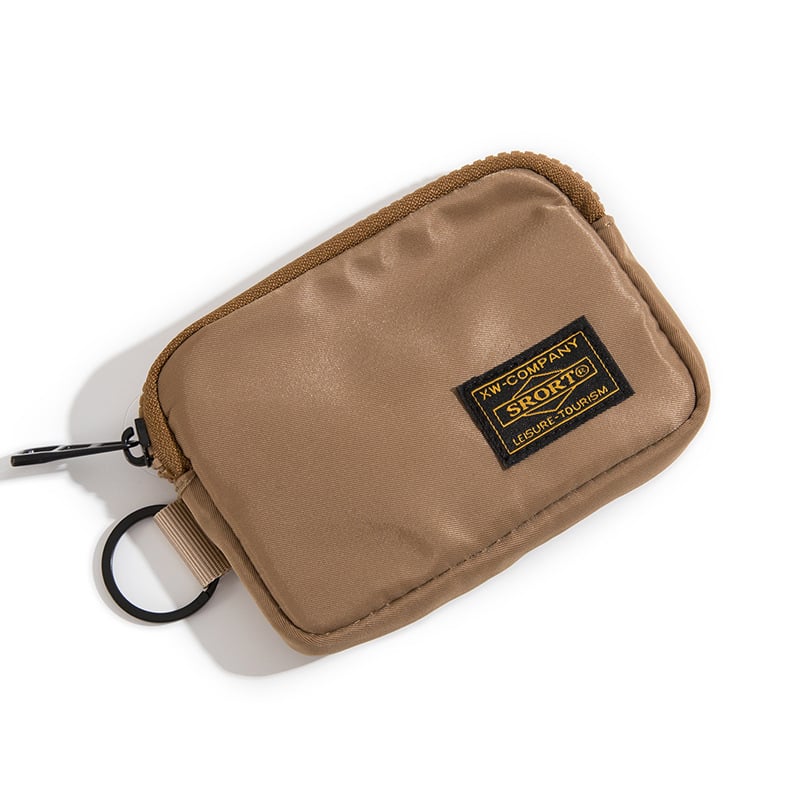 Väike rippuv kotike mündide, kõrvaklappide ja võtmete jaoks – tänavavõitu stiil, Oxford kangas, polüestri vooder, 2024 kevad, igapäevaseks kasutamiseks