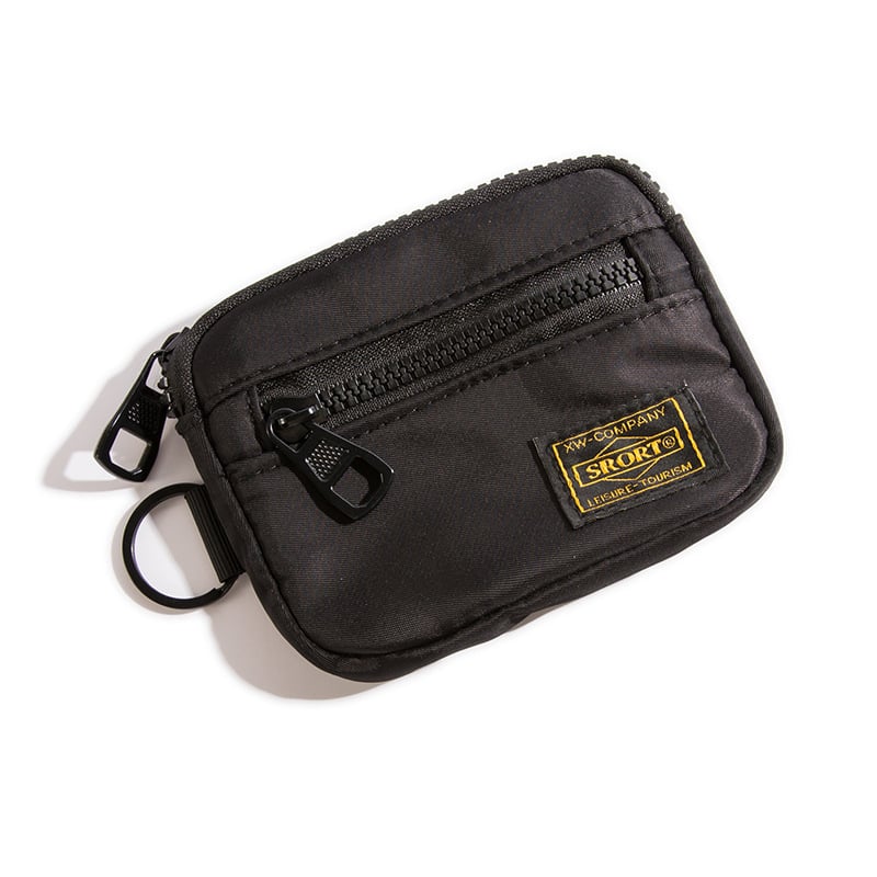 Väike rippuv kotike mündide, kõrvaklappide ja võtmete jaoks – tänavavõitu stiil, Oxford kangas, polüestri vooder, 2024 kevad, igapäevaseks kasutamiseks