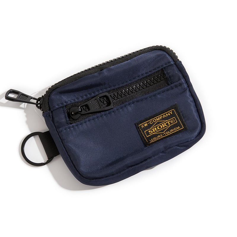 Väike rippuv kotike mündide, kõrvaklappide ja võtmete jaoks – tänavavõitu stiil, Oxford kangas, polüestri vooder, 2024 kevad, igapäevaseks kasutamiseks