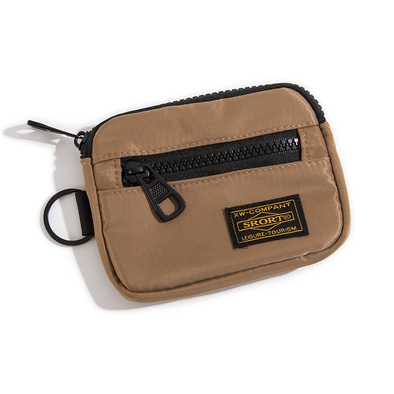 Väike rippuv kotike mündide, kõrvaklappide ja võtmete jaoks – tänavavõitu stiil, Oxford kangas, polüestri vooder, 2024 kevad, igapäevaseks kasutamiseks