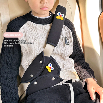 Μαξιλαράκια ζώνης αυτοκινήτου για παιδιά — ice silk, 100 g, εκτύπωση λογοτύπου, προσαρμοσμένα