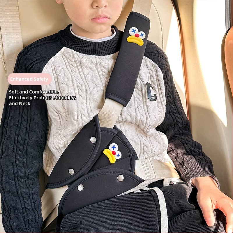 Подплъки за презрамките на автомобилен колан за деца — ice silk, 100 г, печат на лого, персонализируеми