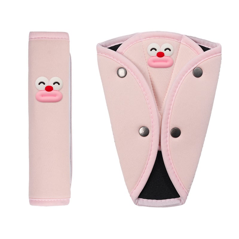 Μαξιλαράκια ζώνης αυτοκινήτου για παιδιά — ice silk, 100 g, εκτύπωση λογοτύπου, προσαρμοσμένα