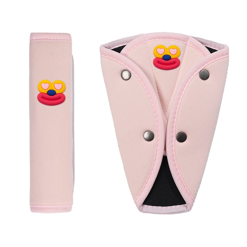 Μαξιλαράκια ζώνης αυτοκινήτου για παιδιά — ice silk, 100 g, εκτύπωση λογοτύπου, προσαρμοσμένα