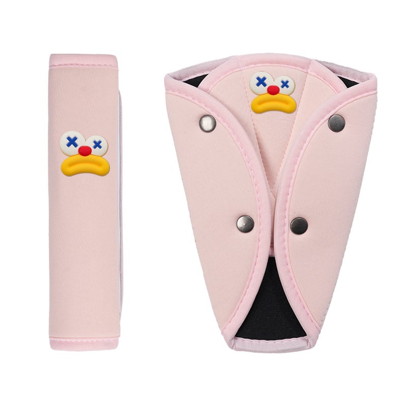 Μαξιλαράκια ζώνης αυτοκινήτου για παιδιά — ice silk, 100 g, εκτύπωση λογοτύπου, προσαρμοσμένα