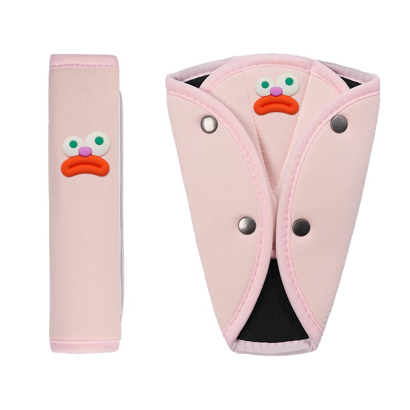 Μαξιλαράκια ζώνης αυτοκινήτου για παιδιά — ice silk, 100 g, εκτύπωση λογοτύπου, προσαρμοσμένα