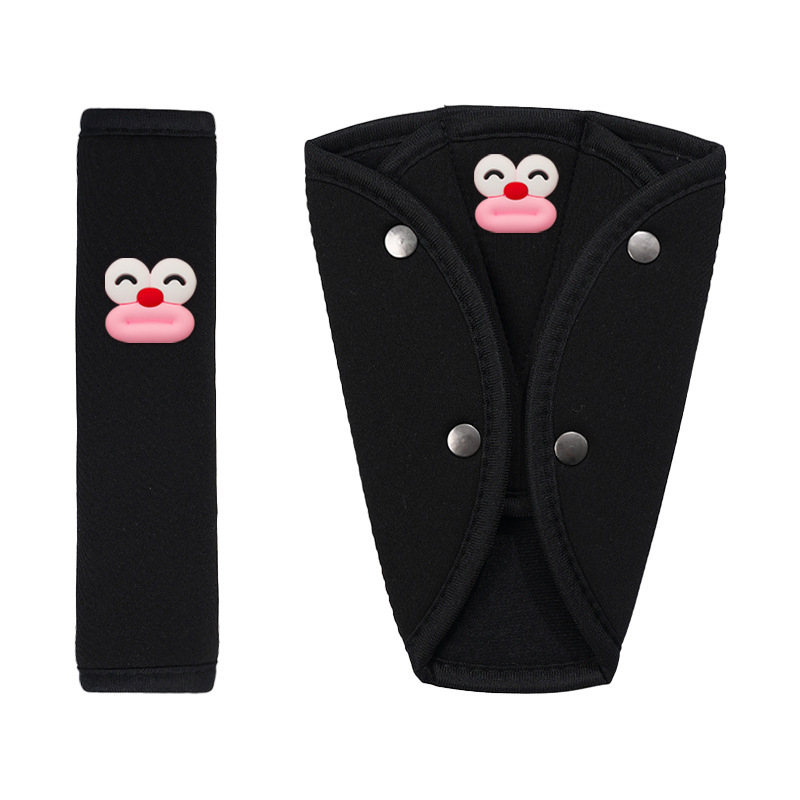 Μαξιλαράκια ζώνης αυτοκινήτου για παιδιά — ice silk, 100 g, εκτύπωση λογοτύπου, προσαρμοσμένα