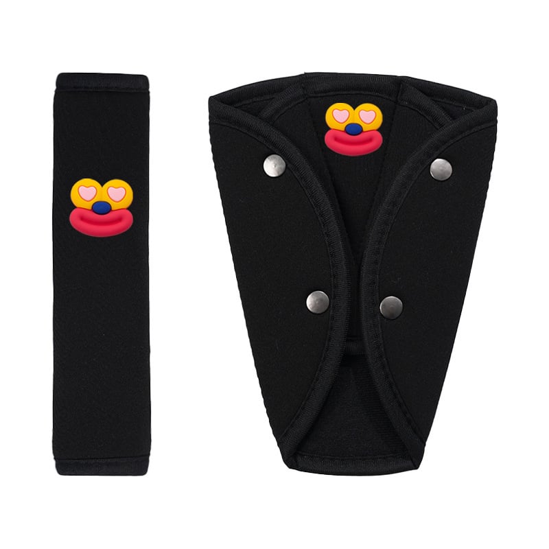 Μαξιλαράκια ζώνης αυτοκινήτου για παιδιά — ice silk, 100 g, εκτύπωση λογοτύπου, προσαρμοσμένα