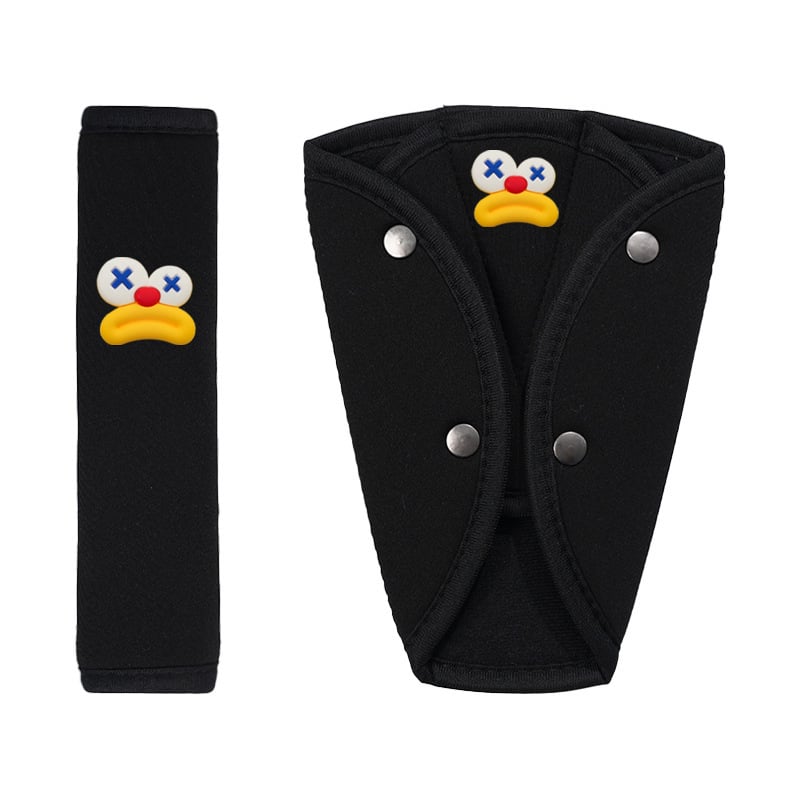 Μαξιλαράκια ζώνης αυτοκινήτου για παιδιά — ice silk, 100 g, εκτύπωση λογοτύπου, προσαρμοσμένα