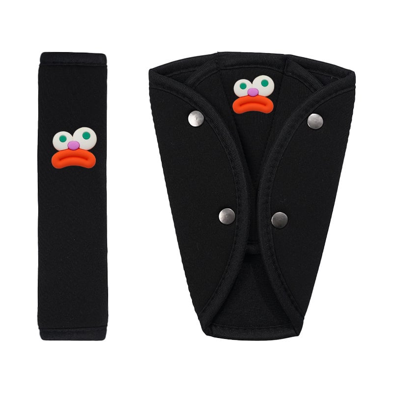 Μαξιλαράκια ζώνης αυτοκινήτου για παιδιά — ice silk, 100 g, εκτύπωση λογοτύπου, προσαρμοσμένα