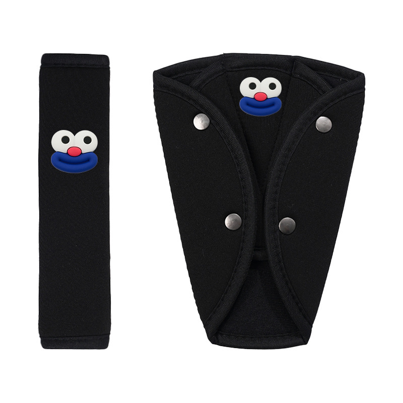 Μαξιλαράκια ζώνης αυτοκινήτου για παιδιά — ice silk, 100 g, εκτύπωση λογοτύπου, προσαρμοσμένα