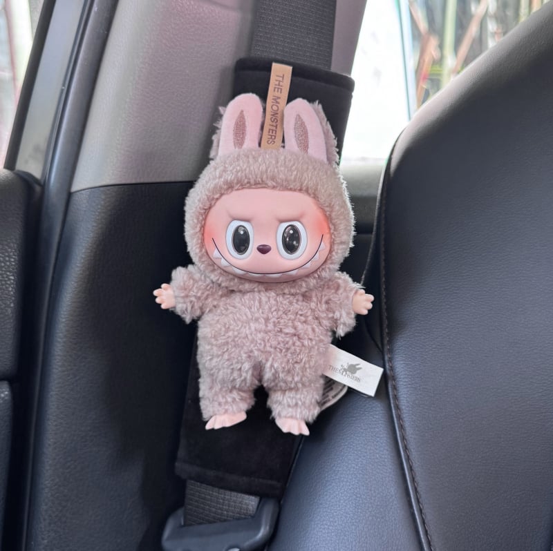 Βελούδινο προστατευτικό ζώνης αυτοκινήτου και κάλυμμα ώμου, διακοσμητικό εσωτερικού αυτοκινήτου, 100 g