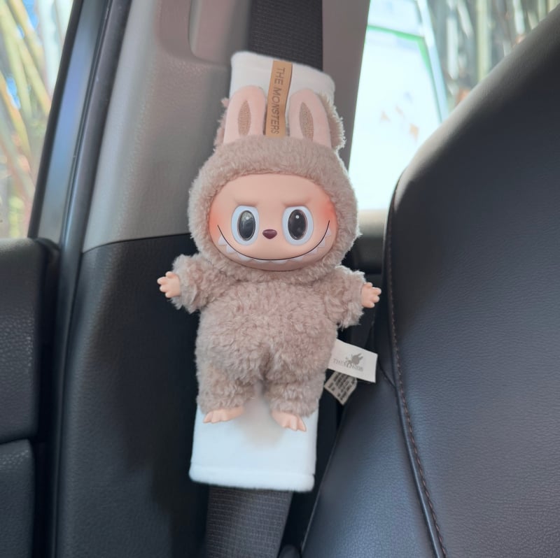 Βελούδινο προστατευτικό ζώνης αυτοκινήτου και κάλυμμα ώμου, διακοσμητικό εσωτερικού αυτοκινήτου, 100 g