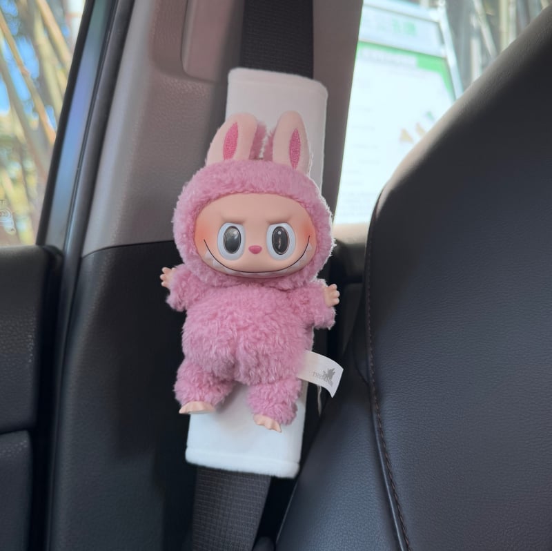 Βελούδινο προστατευτικό ζώνης αυτοκινήτου και κάλυμμα ώμου, διακοσμητικό εσωτερικού αυτοκινήτου, 100 g