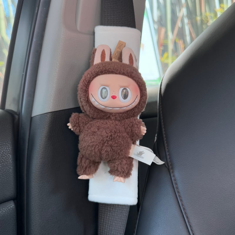 Βελούδινο προστατευτικό ζώνης αυτοκινήτου και κάλυμμα ώμου, διακοσμητικό εσωτερικού αυτοκινήτου, 100 g