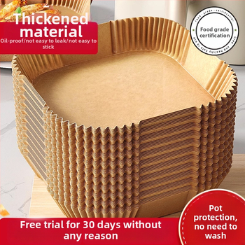 Oro fritavimo popieriaus padėklas su silikono danga, riebalams atsparus kepimo popierius, 35 g/m², prekės ženklas Xian chu zhen