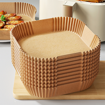 Sütőben sütéshez használható papírtálca, zsírtól védő sütőpapír szilikon bevonattal, 35 g/m², Xian chu zhen márka