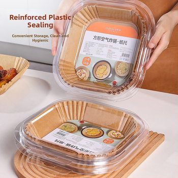 Oro fritavimo popieriaus padėklas su silikono danga, riebalams atsparus kepimo popierius, 35 g/m², prekės ženklas Xian chu zhen