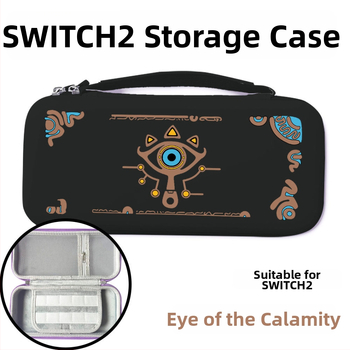 Taška na Switch 2 Nintendo Zelda z PU kože so maľovaným vzorom, nárazuvzdorná, s veľkou kapacitou