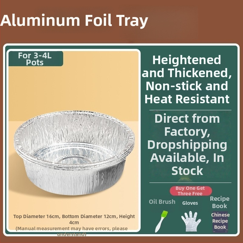 Levegőben süthető sütőpapíros tálca - olajat felszívó papír, élelmiszer-minőségű szilikonpapír, sütőpapír (Anyagok: olajpapír + élelmiszer-minőségű szilikonpapír; Bevonat: élelmiszer-szilikon olaj; Kategória: sütőpapír; Alkalmazások: szállodák, családok, i