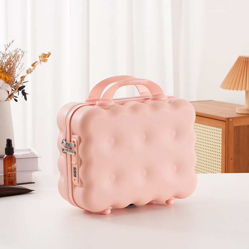 PP materiāla kosmētikas organizatora soma, svars 0,65 kg, rāvējslēdzējs, paplašināšanas slānis