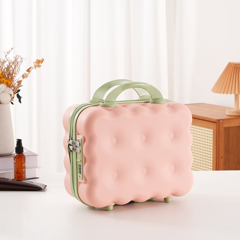 PP materiāla kosmētikas organizatora soma, svars 0,65 kg, rāvējslēdzējs, paplašināšanas slānis