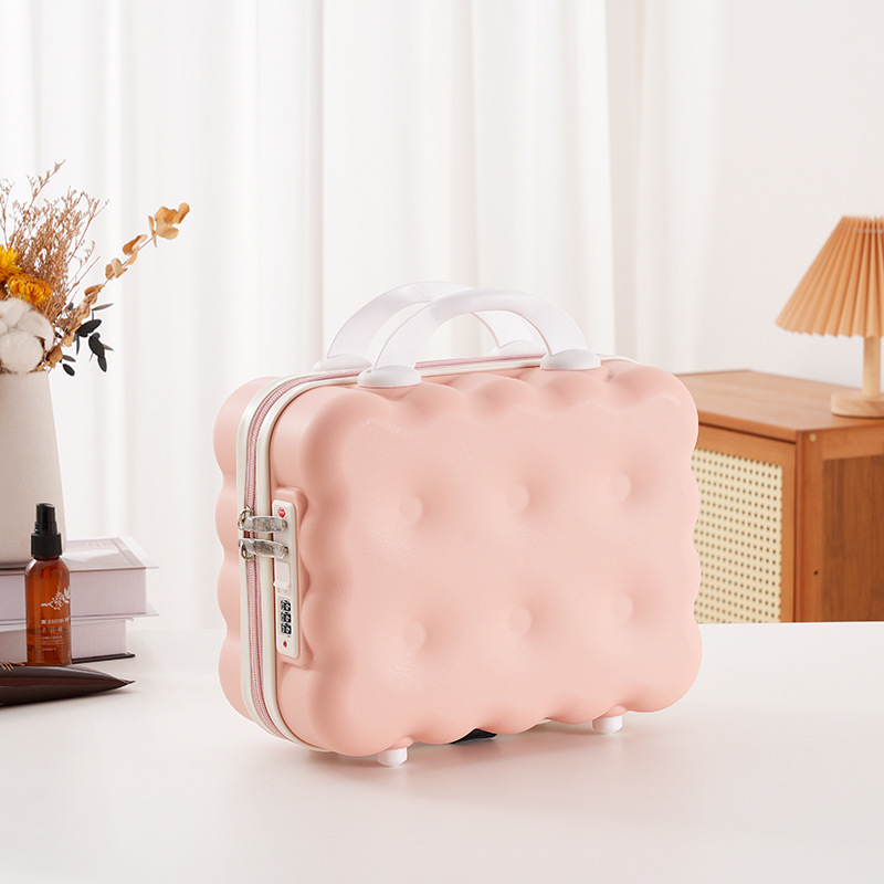 PP materiāla kosmētikas organizatora soma, svars 0,65 kg, rāvējslēdzējs, paplašināšanas slānis