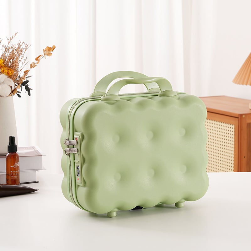 PP materiāla kosmētikas organizatora soma, svars 0,65 kg, rāvējslēdzējs, paplašināšanas slānis