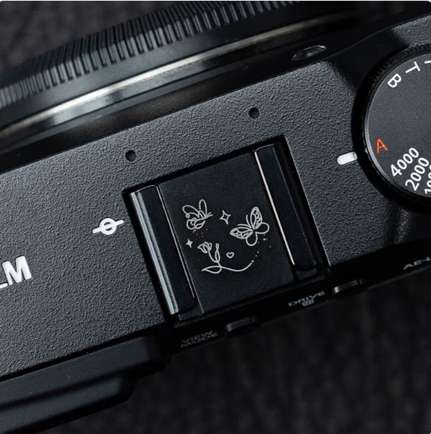 Hot shoe vāciņš kamerai Fuji X-T5 un Nikon Z30, pēc parauga pielāgojams, 6 g