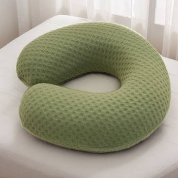 У-образна възглавница с паметна пяна, сваляема покривка, която може да се пере — дебела пухкава възглавница за козметични салони