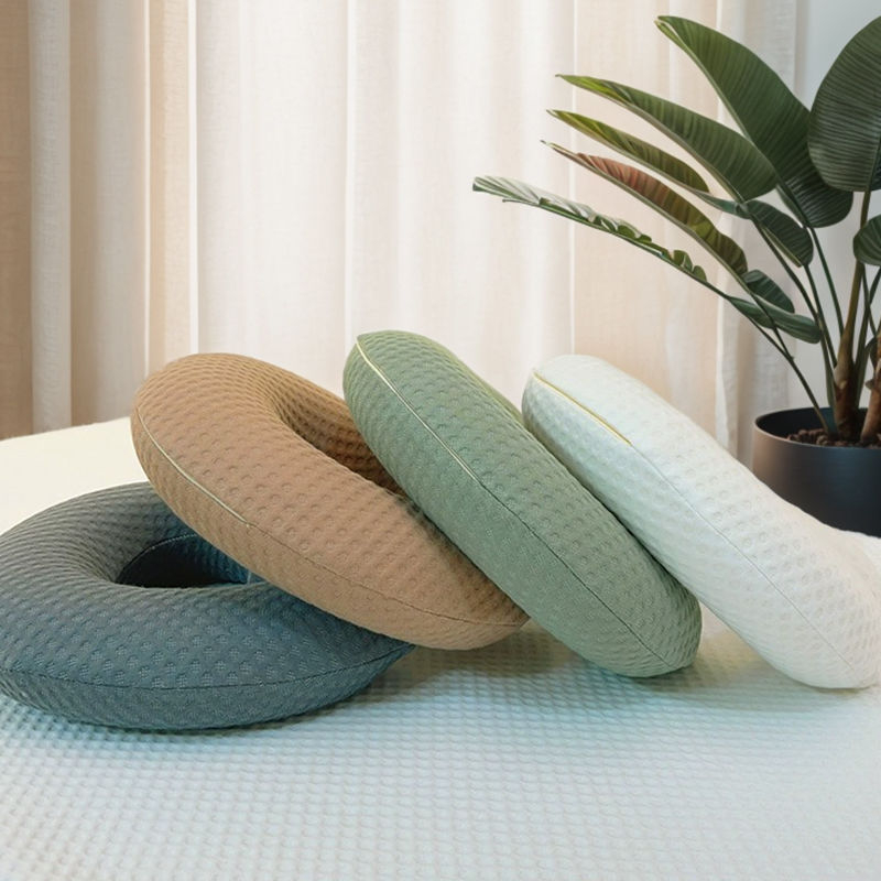 У-образна възглавница с паметна пяна, сваляема покривка, която може да се пере — дебела пухкава възглавница за козметични салони